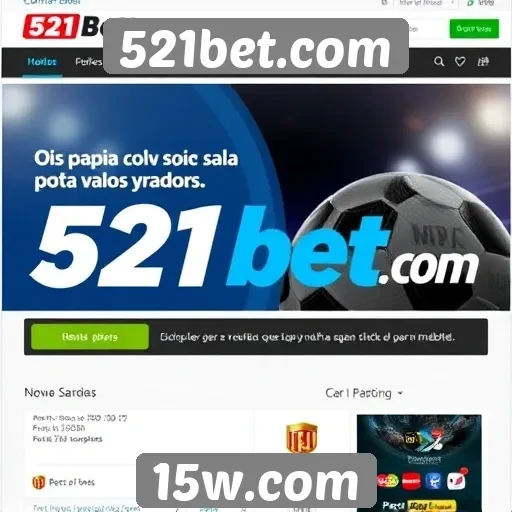 Ofertas e promoções atrativas da 521bet